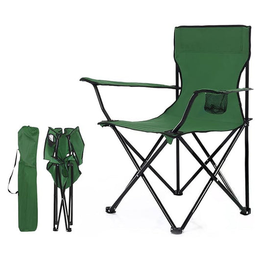 Foldable Camping Chair with Cup Holder & Carrying Case