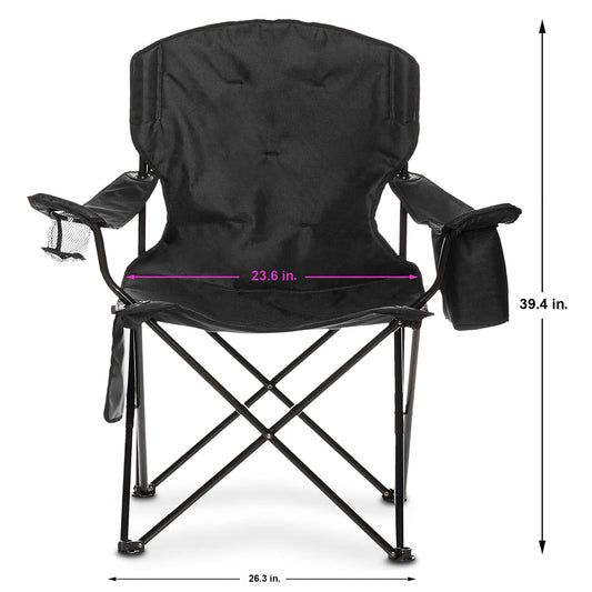 Foldable Camping Chair with Cooler Bag