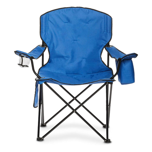Foldable Camping Chair with Cooler Bag