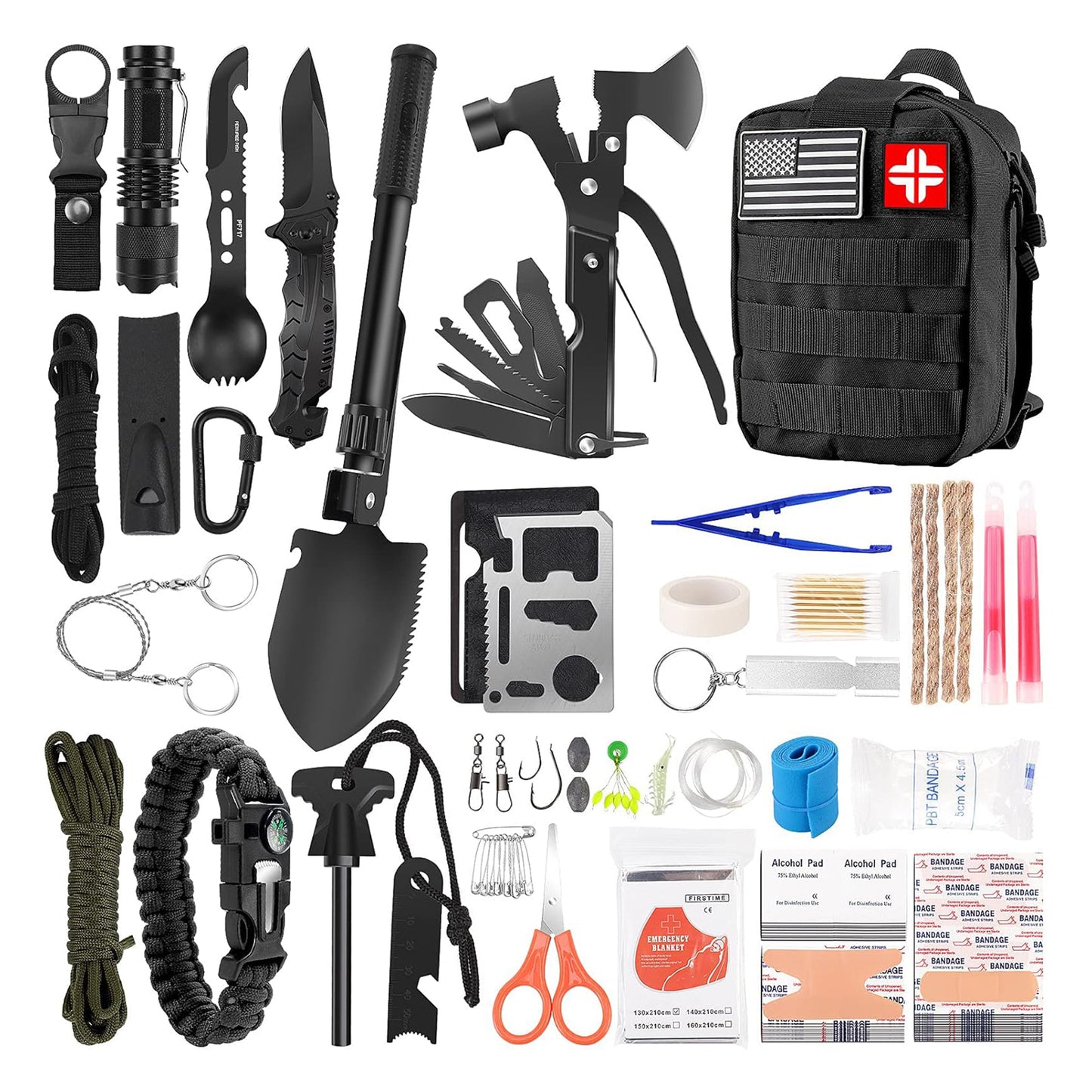 Ultimate 40-Piece Survival Gear Kit