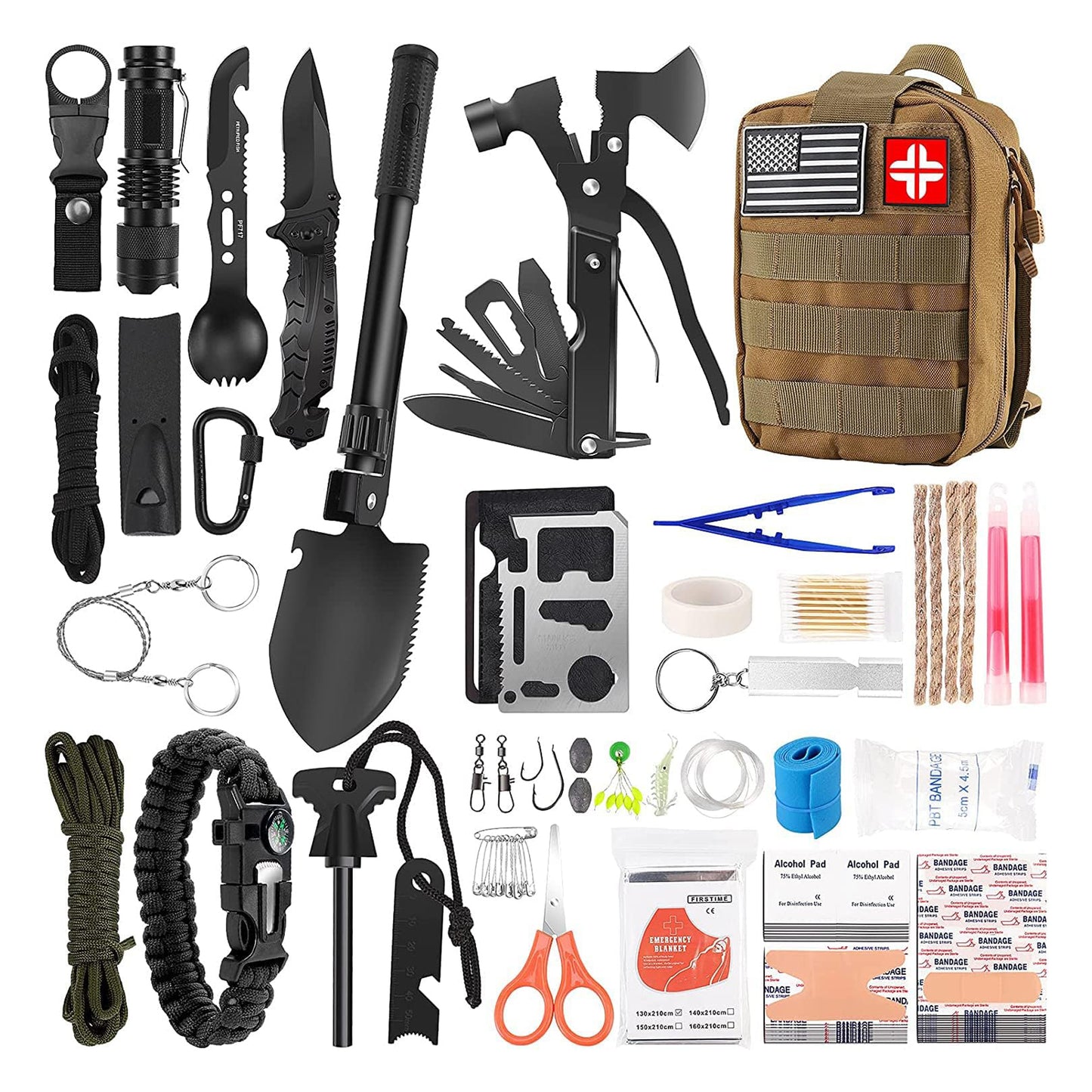 Ultimate 40-Piece Survival Gear Kit