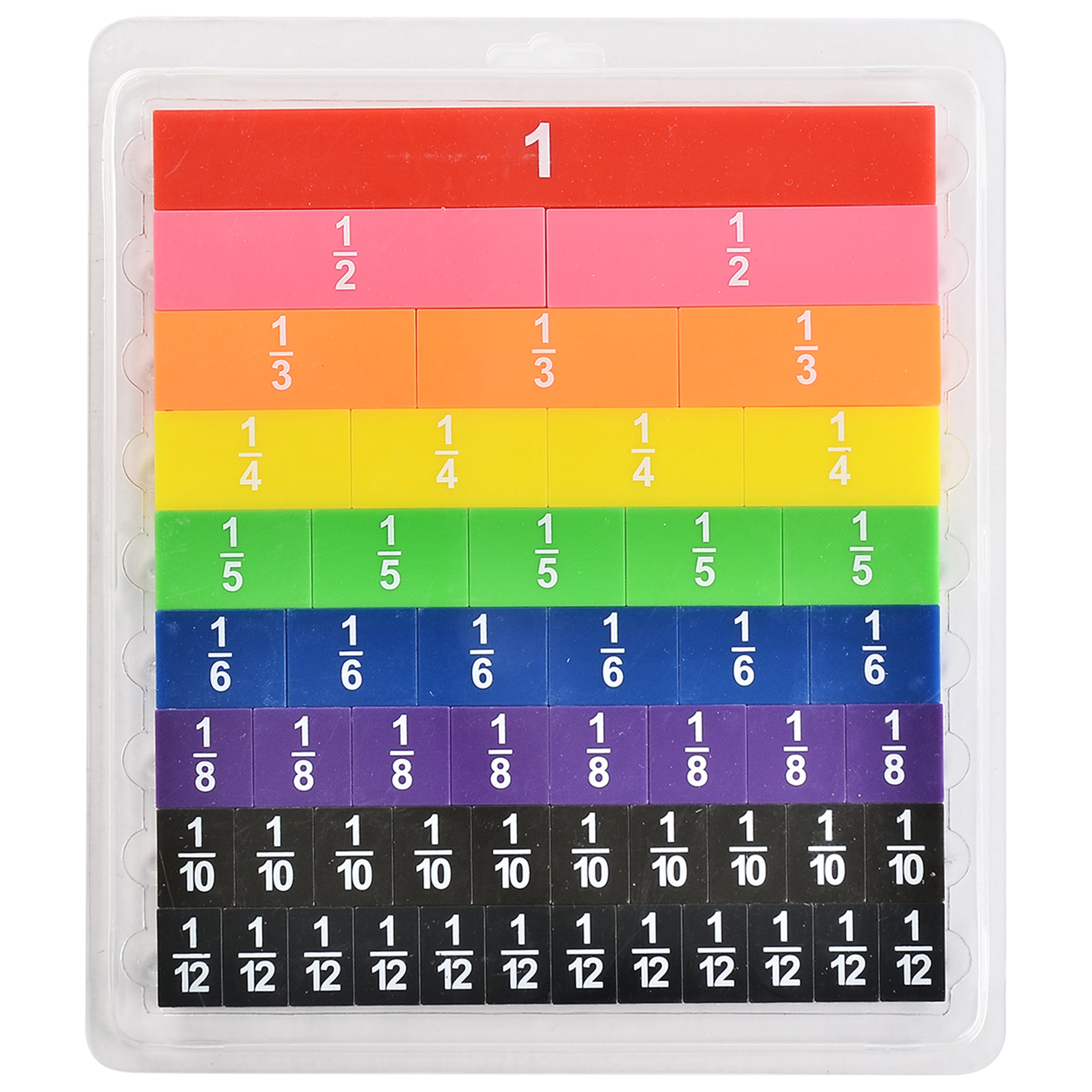 Fraction Tile Chart Magnetic Fraction Tiles Magnet Set, Math Skills Toy for Early Kids, Ho ...
