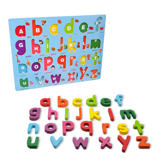 Wooden Alphabet Puzzle Board
