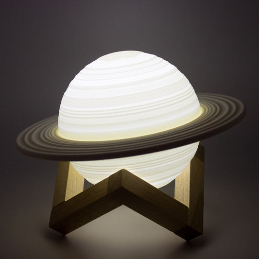 Saturn Night Lamp with Night Light Stand and Remote Control