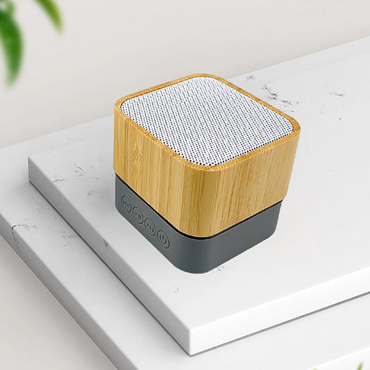 Bamboo Mini Portable Bluetooth Speaker, TF Card Supported and Expanded BXS Performance