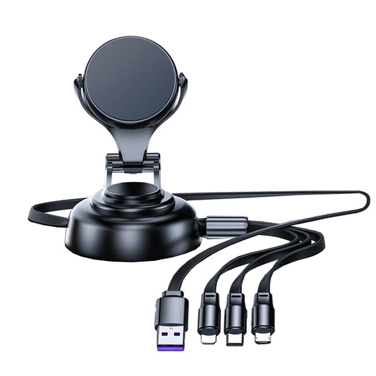 Tri-Cable Magnetic Car Mount Charger
