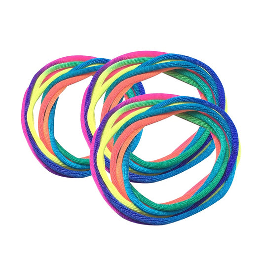 Colorful Rainbow Cradle String Game Finger Twister, 3 pieces Set