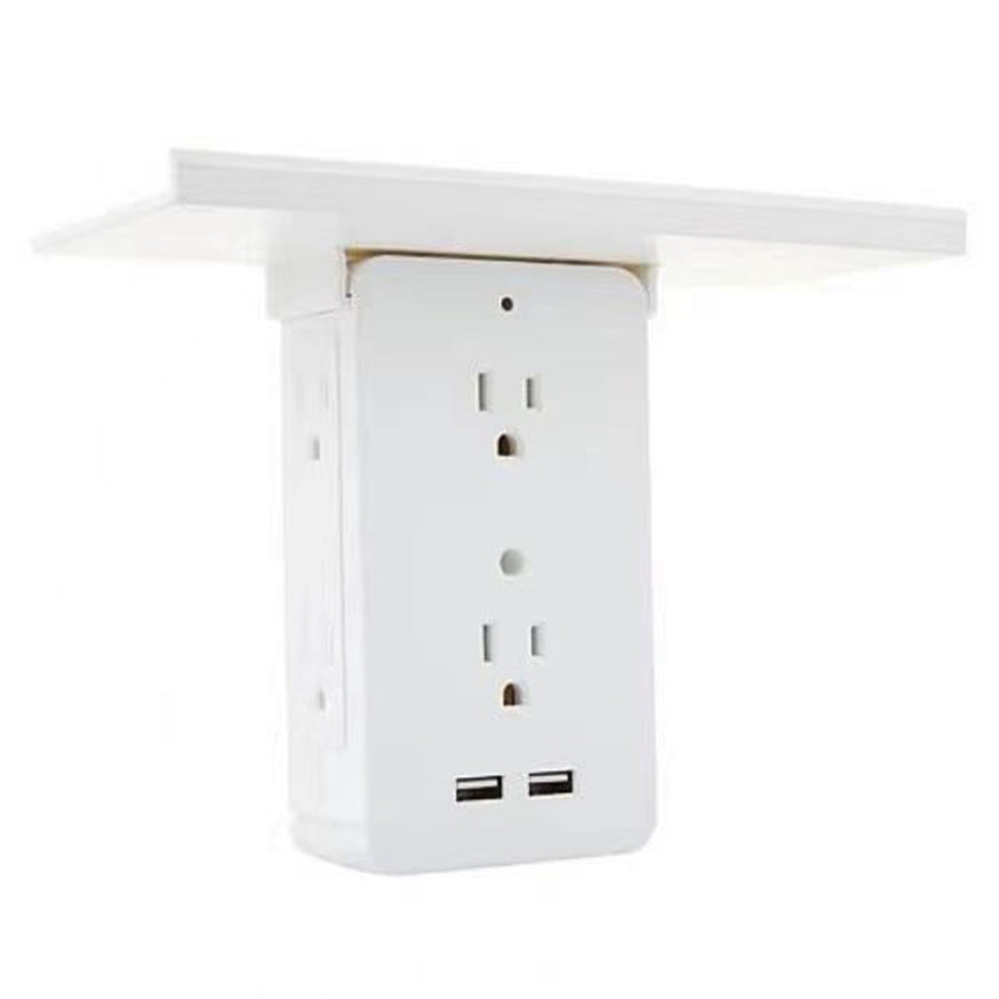 ZTECH Socket Shelf Space Saving Power Strip