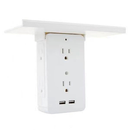 ZTECH Socket Shelf Space Saving Power Strip