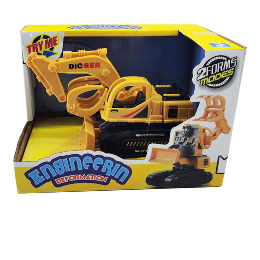 Engineering Deformation Excavator Robot Toy for Kids